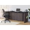 Bestar Norma Desk Shell, Black & Bark Gray 181400-000018 - alternate 5